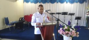 Harapan Oktavianus Ayorbaba Pada Kegiatan Pertemuan Koordinasi Gerakan Masyarakat Hidup Sehat.