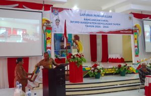 Asisten III Mewakili PJ Bupati Kepulauan Yapen, Membuka Paparan Laporan Pendahuluan Rancangan Awal RPJPD Tahun 2025 -2045
