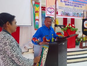 Buka Rakecab Dan Hut IBI Ke 72, Ini Harapan Asisten I Mewakili Pj Bupati Kepada IBI Kepulauan Yapen