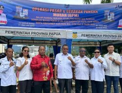 Bupati Benyamin Arisoy Membuka Kegiatan Pasar Murah, Sekiranya Dapat Menolong Masyarakat