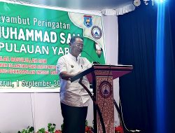 Maulid Nabi 1447 H, Wabup Yapen Serukan persaudaraan Dan Pembangunan