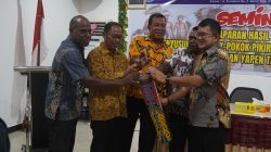 Wabup Roi Palunga Buka Seminar Pemaparan Hasil Kerja Tim Penyusunan Pokok-Pokok Pikiran Kebudayaan Daerah Kepulauan Yapen