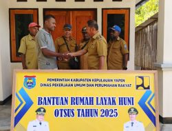 Pemkab Kepulauan Yapen Serahkan Rumah Layak Huni Program Otsus 2025