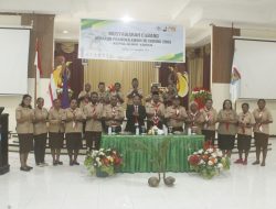 Titip Pesan Waspada HIV/AIDS, Wakil Bupati Buka Muscab Gerakan Pramuka Kwartir Cabang 2605 Yapen