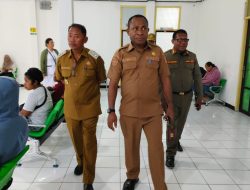 Pasca Libur Natal, Wabup Kembali Tinjau Pelayanan Kesehatan di RSUD dan Puskesmas Serui Kota
