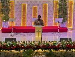 Natal Jemaat GPdI Siryon, Wabup Roi Palunga Serukan Generasi Muda Jaga Pergaulan