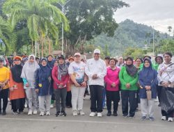 GOW Kepulauan Yapen Gelar Jalan Sehat dan Senam Bersama Sambut Hari Ibu ke-97