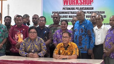 Workshop Tanah Ulayat Digelar, Pemkab Yapen Tegaskan Komitmen Lindungi Hak Masyarakat Adat