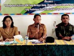 Wakil Bupati Roi Palunga Buka Musrenbang Distrik Kepulauan Ambai, Kepala Kampung Sampaikan Apresiasi