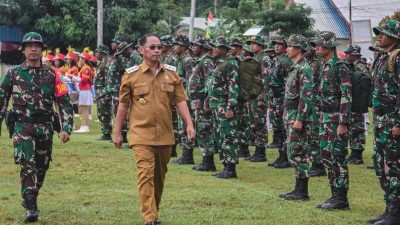 Wakil Bupati Yapen Buka TMMD ke-127, Desa Jadi Titik Awal Pembangunan