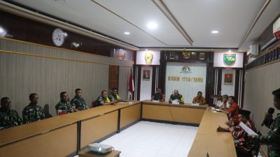 Tim Wasev Tinjau Pelaksanaan TMMD ke-127 di Kampung Rembai