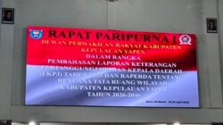 DPRK Yapen Soroti Kinerja 2025, Pansus Beberkan Catatan Kritis dan Rekomendasi Tegas untuk Bupati