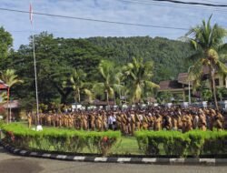 TPB ASN Cair Awal Juli, Bupati Yapen Tegaskan Pentingnya Kehadiran Apel