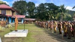 Apel Gabungan Jadi Momentum Penguatan Disiplin ASN, Pj Sekda Yapen Sampaikan Empat Arahan Strategis