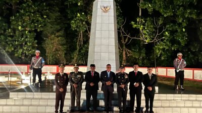 Bupati Kepulauan Yapen Bersama Forkopimda Hadiri Apel Kehormatan dan Renungan Suci