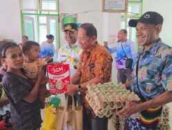 Genting Tahap II Berlanjut di Yapen Utara, Wabup Roi Palunga Pantau Dampak Intervensi Gizi