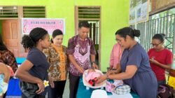 Aser Pongratte dan Istri Turut Cegah Stunting di Kampung Rambai