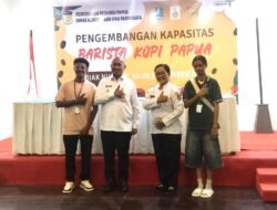 Dua Peserta dari Yapen Ikuti Sertifikasi Barista Kopi Papua di Biak Numfor