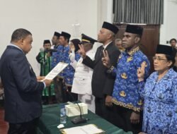 Bupati Yapen Lantik 12 Pejabat Administrator dan Pengawas, Ini Nama dan Jabatan Barunya